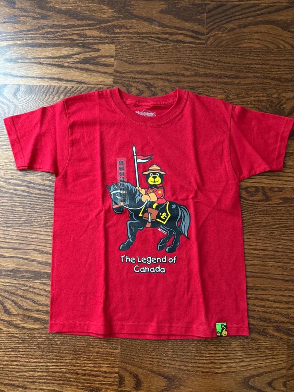 Red 'The Legend of Canada' Kids T-Shirt